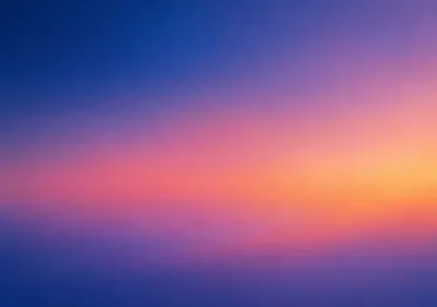 iPhone Duo dusk gradient wallpaper for the inner display, A smooth gradient from deep blue to muted rose and amber, like a sunset after the sun has gone. 2670x1878 px