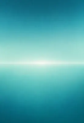 iPhone Duo ocean gradient wallpaper for the cover screen, A smooth gradient from pale sea glass to deep teal, with a faint horizon glow. 1398x2034 px