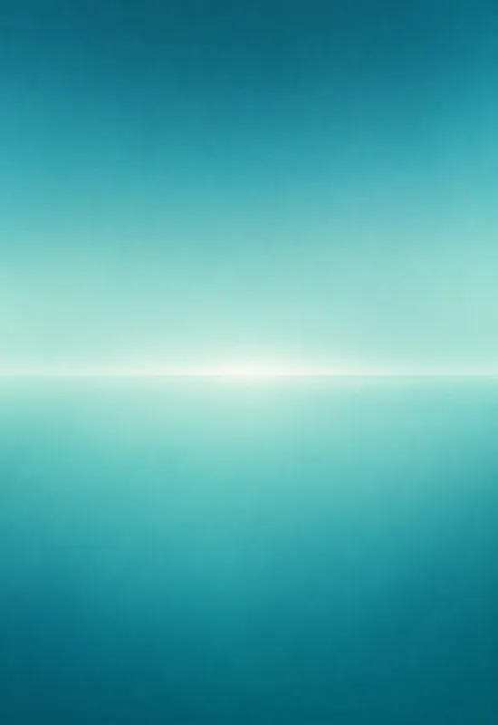 iPhone Duo ocean gradient wallpaper for the cover screen, A smooth gradient from pale sea glass to deep teal, with a faint horizon glow. 1398x2034 px
