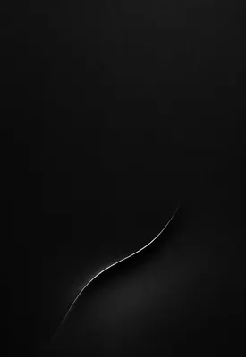 iPhone Duo single line wallpaper for the cover screen, A single white line on a near-black field, slightly off-center, with a soft graphite shadow. 1398x2034 px